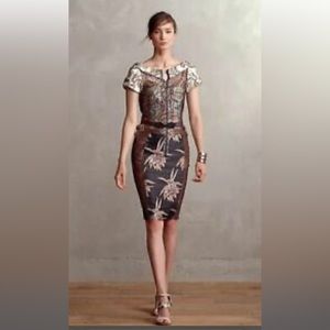 Anthropologie Byron Lars Carissima Sheath Dress - Sz 6 NEW